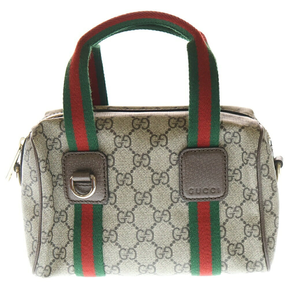 GUCCI GG Supreme Ophidia Bag Shoulder Handbag Brown Beige Leather